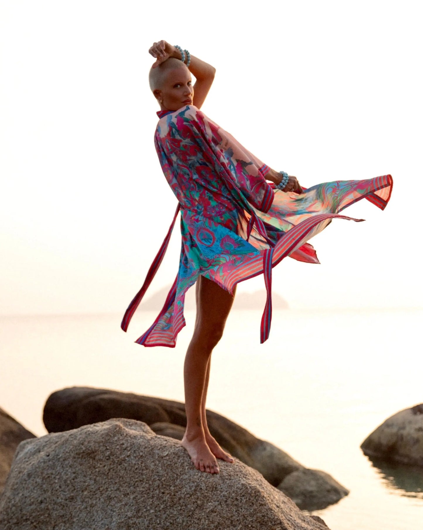 Happy Clit Kimono Pink Qinkimo