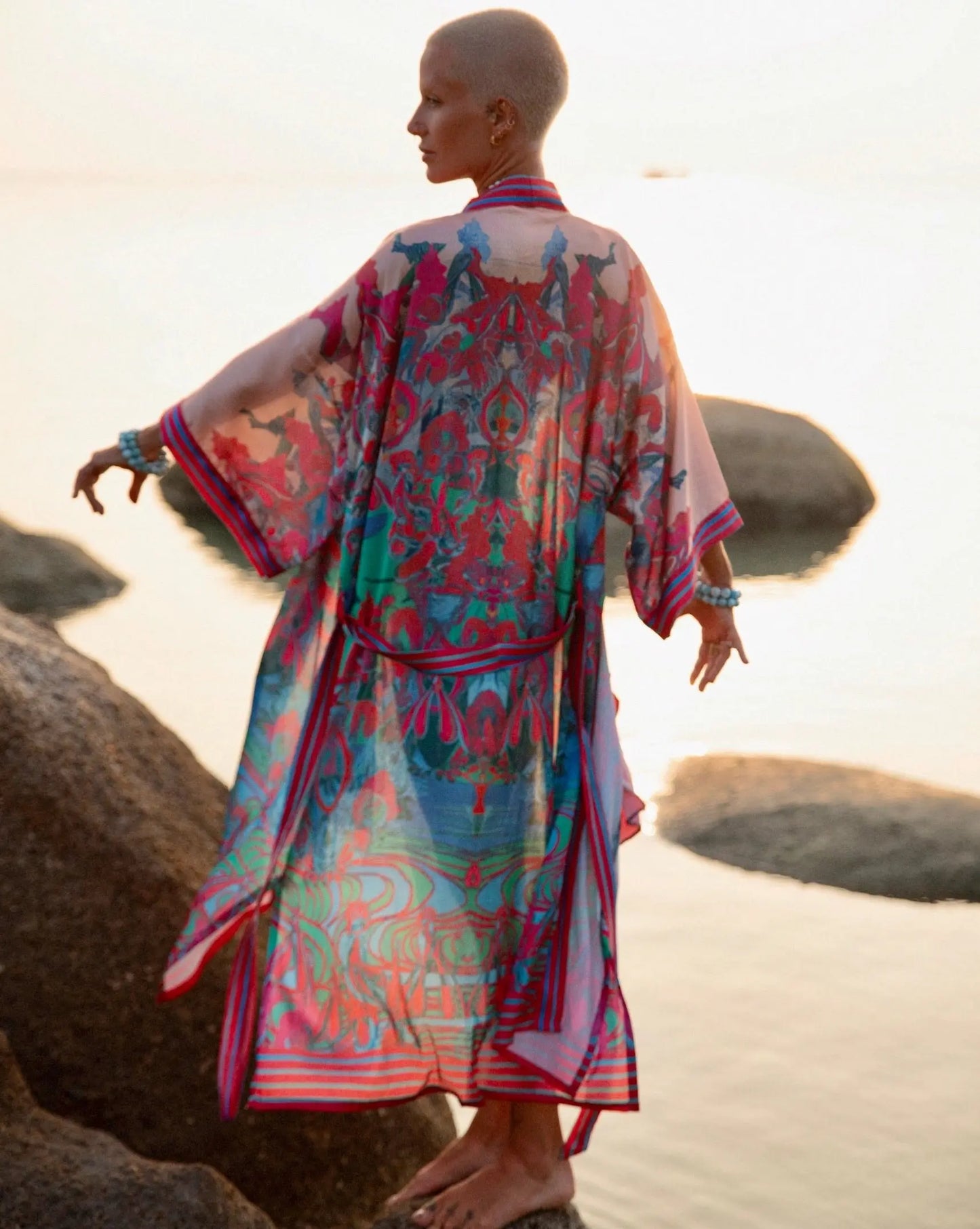 Happy Clit Kimono Pink Qinkimo