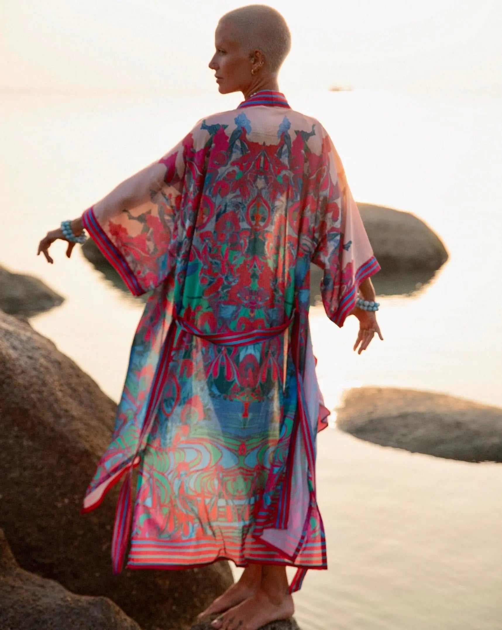 Happy Clit Kimono Pink Qinkimo