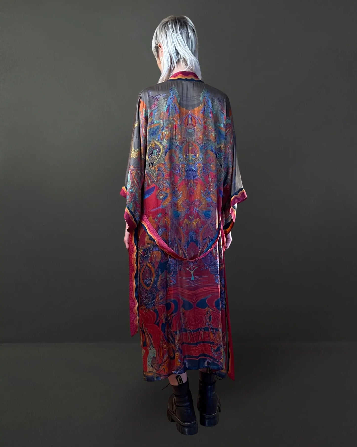 Happy Clit Kimono Red Qinkimo