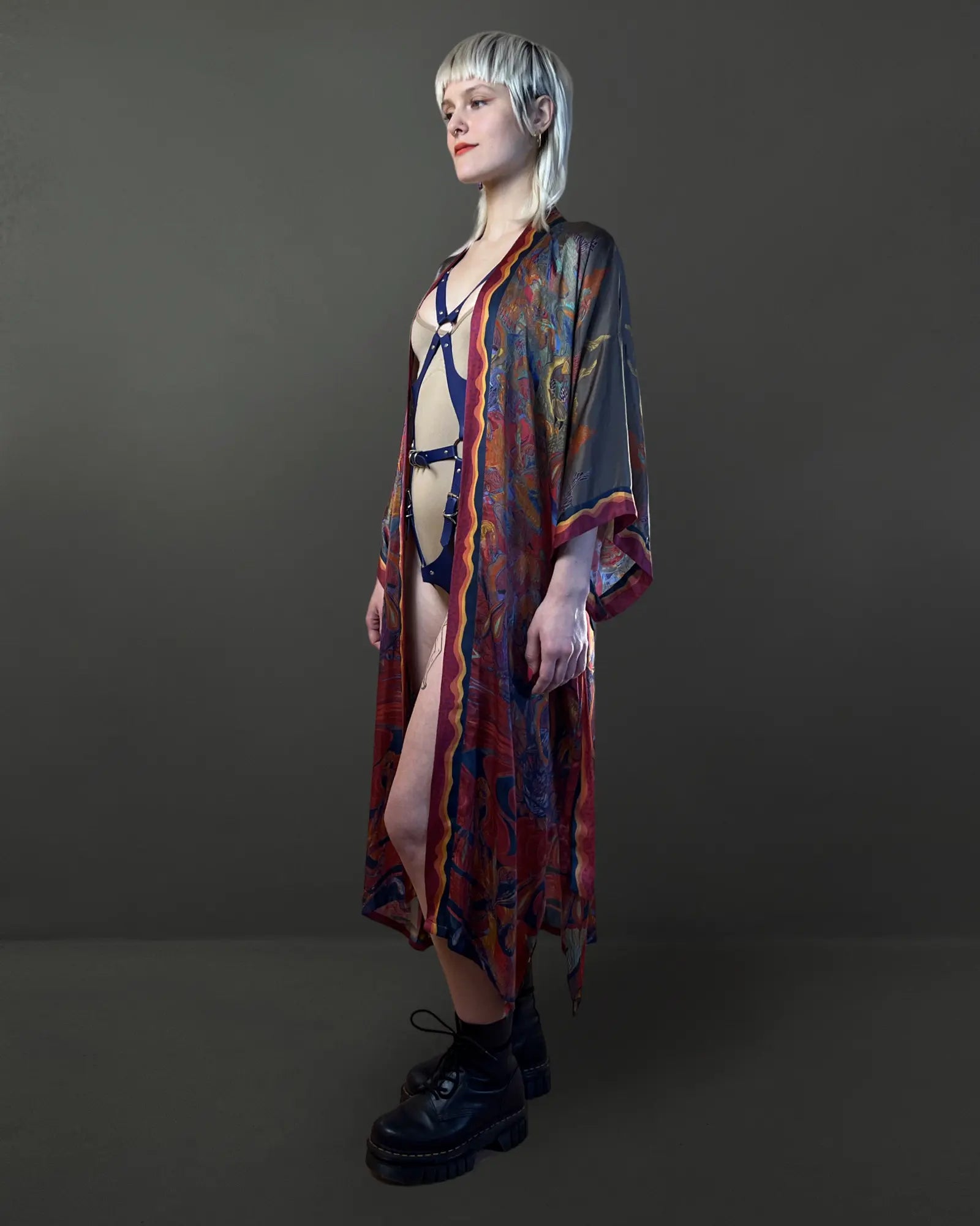 Happy Clit Kimono Red Qinkimo