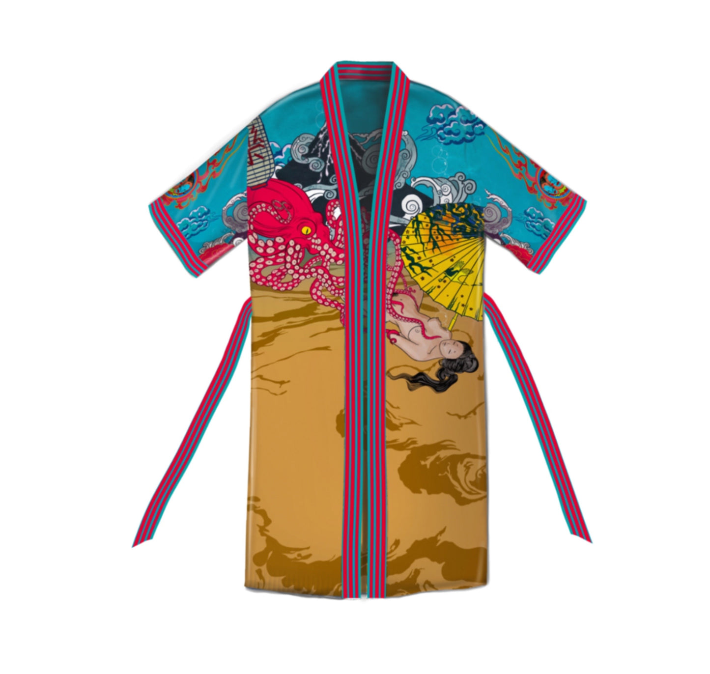 Japanese Dream Kimono Golden